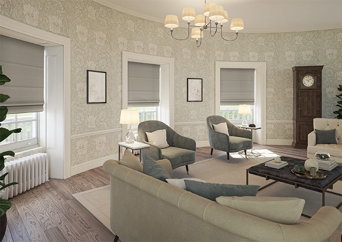 Erin, Hessian - Roman Blind - Image 6